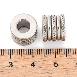 Non-Tarnish 304 Stainless Steel European Beads&nbsp;STAS-I149-34P