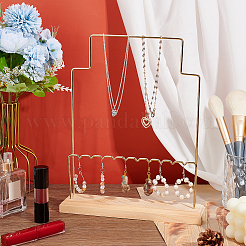 Iron Multi-Tier Earring Display Organizer Holder&nbsp;EDIS-WH0035-05LG