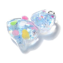 Transparent Resin Pendants&nbsp;RESI-Q019-01E
