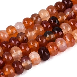 Natural Carnelian Bead Strands&nbsp;G-R403-4x6-16