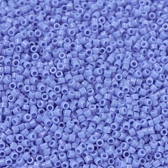 MIYUKIデリカビーズ小  シリンダー  日本製シードビーズ  15/0  （dbs0730)不透明ツルニチニチソウ  1.1x1.3mm  穴：0.7mm  約3500個/10g&nbsp;X-SEED-J020-DBS0730