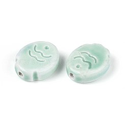 Handmade Porcelain Ceramic Beads&nbsp;PORC-T133-24B