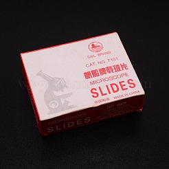 顕微鏡ガラスカバースライドカバースリップ  長方形  透明  25x76x1mm  50個/箱&nbsp;AJEW-WH0230-69