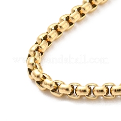 304 Stainless Steel Box Chain Necklace for Men Women&nbsp;NJEW-A008-05G