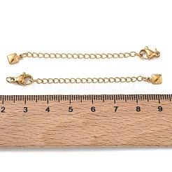 304 Stainless Steel Curb Chain Extender&nbsp;SA-CBA45D5-10G