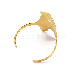 304 Stainless Steel Open Cuff Bangles&nbsp;BJEW-K264-01G-02