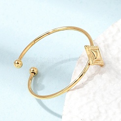 304 Stainless Steel Cuff Open Rings&nbsp;SA-CBA5136-07G
