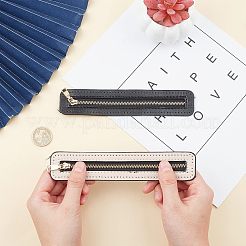 Puレザーショルダーストラップ  ジッパーのパーツ  バッグストラップ用交換アクセサリー用  ミックスカラー  180x36.5x3.5mm  2色  1pc /カラー  2個/セット&nbsp;IFIN-CA0001-14