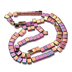 Electroplated Non-magnetic Synthetic Hematite Beads Strands&nbsp;G-C106-B02-01B