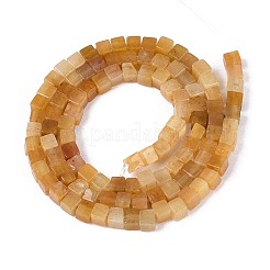 天然＆合成混合宝石ビーズ連売り  キューブ  染めと未染色の混合  3.5~5x3.5~5x3.5~5mm  穴：0.6~0.8mm  約110~111個/連  15.16~15.94''（38.5~40.5センチメートル）&nbsp;G-T143-34M