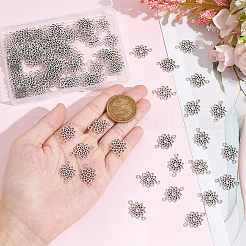 100Pcs Tibetan Style Alloy Connector Charms&nbsp;FIND-SC0006-16