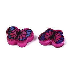 Printed Natural Freshwater Shell Beads&nbsp;SHEL-Q029-11C