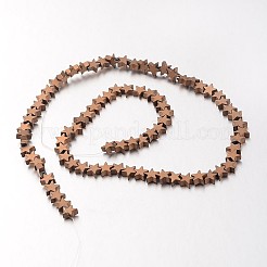 Electroplate Non-magnetic Synthetic Hematite Bead Strands&nbsp;G-F300-24B-F08