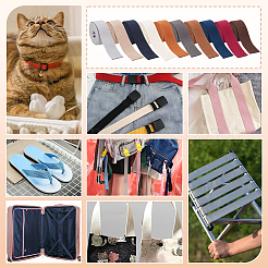 10 Rolls 10 Colors Polycotton Ribbon&nbsp;OCOR-PH0004-82B