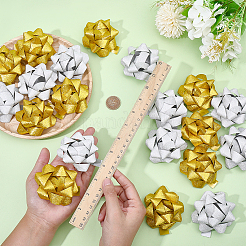 20Pcs 2 Colors Plastic Glitter Powder Flower Ball for Party Wedding Home Outdoor Decoration&nbsp;AJEW-FG0005-69