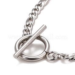 Non-Tarnish 304 Stainless Steel Chain Necklaces&nbsp;LS-NJEW-A002-06P