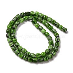 Handmade Lampwork Chevron Beads Strands&nbsp;LAMP-K041-01A-12