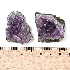 ナゲット 天然アメジスト ジオード クリスタル クラスター  風水の家の装飾品  24~41x21~35x11~22mm&nbsp;AJEW-A055-01