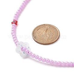 Opaque Acrylic Beaded Bracelets&nbsp;NJEW-JN04174
