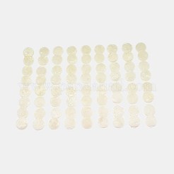 Electroplate Natural Druzy Crystal Cabochons&nbsp;G-L047-8mm-05
