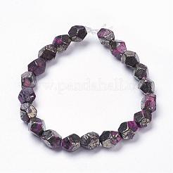 Natural Pyrite Beads Strands&nbsp;G-K181-D01