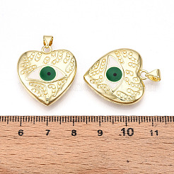 Brass Resin Pendants&nbsp;KK-T070-102