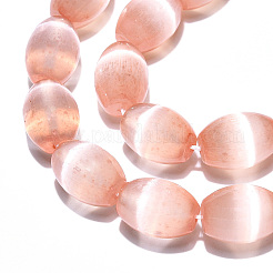 Dyed Natural Selenite Beads Strands&nbsp;G-T138-232I