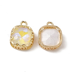 Square K9 Glass Charms&nbsp;X-GLAA-A005-12LG