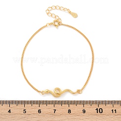 925 Sterling Silver Link Bracelets&nbsp;BJEW-D320-02G