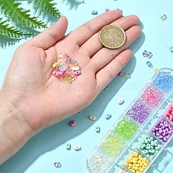 Opaque & Transparent Acrylic Beads&nbsp;MACR-YW0003-16