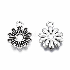 Tibetan Style Alloy Charm Settings for Enamel&nbsp;TIBEP-N011-026