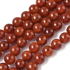 Natural Crackle Agate Beads Strands&nbsp;G-I394-B15-12mm