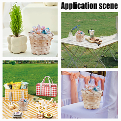 Mini Bamboo Basket&nbsp;AJEW-GO0004-29B