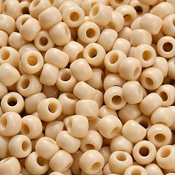 トーホー 3/0ラウンドビーズ  日本製シードビーズ  （不透明なライトベージュ51)個  5.5mm  穴：1.5mm  約60個/10g&nbsp;X-SEED-TR03-0051