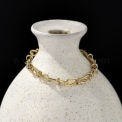 304 Stainless Steel Bowknot Link Chain Bracelets for Women&nbsp;BJEW-F488-13G