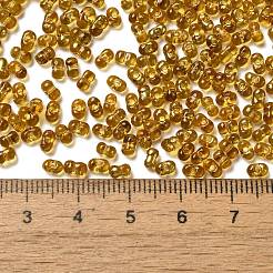 塗装ガラスシードビーズスプレー  ピーナッツ  ゴールデンロッド  4~5x2~2.5x2~2.5mm  穴：0.8~0.9mm  約8500個/ポンド&nbsp;SEED-F005-03A-04