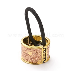 Alloy Ponytail Cuff Rubber Elastic Hair Ties&nbsp;OHAR-P018-A01