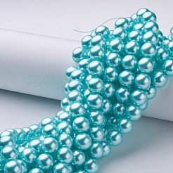 Glass Pearl Beads Strands&nbsp;HY-12D-B12