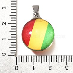 フラットラウンド201ステンレススチールアクリルパーツ  長方形  24.5x19.5x12mm  穴：5.5x4mm&nbsp;STAS-U036-01P-03