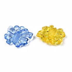 透明なアクリルパーツ  混合図形  ミックスカラー  20~37x8.5~30x5~12.5mm  穴：1.2~6mm&nbsp;TACR-N014-001