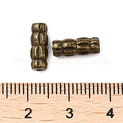 真鍮製ネジ式クラスプ  アンティークブロンズ  10x4mm  穴：1mm&nbsp;KK-G187-AB-NF
