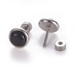 304 Stainless Steel Earlobe Plugs&nbsp;EJEW-F227-20P-A