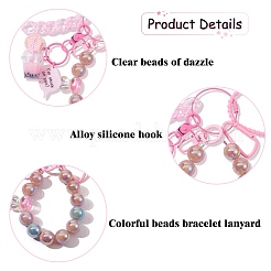 Beaded Key Ring Bracelet for Women&nbsp;JX425D