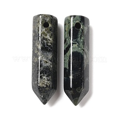ナチュラルカンババジャスパーポインテッドペンダント  多面カット  弾丸  30~33x8~9mm  穴：1.4~1.6mm&nbsp;G-D460-01U