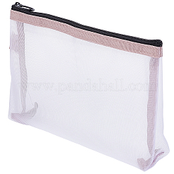 3Pcs 3 Colors Nylon Mesh Storage Zipper Bags&nbsp;ABAG-CN0001-59