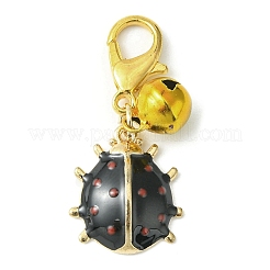 Ladybird Alloy Enamel Pendants Decoraiton&nbsp;HJEW-JM01048