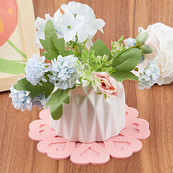 4Pcs 4 Colors Silicone Placemats&nbsp;AJEW-GF0008-27
