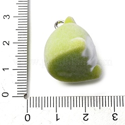 Flocky Animal Resin Pendants&nbsp;X-FIND-S001-03F