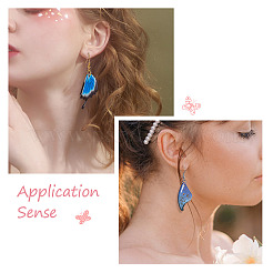 DIY Butterfly Wing Drop Earring Making Kit&nbsp;DIY-FW0001-20