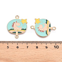 Alloy Enamel Pendants&nbsp;PALLOY-N176-29C-RS